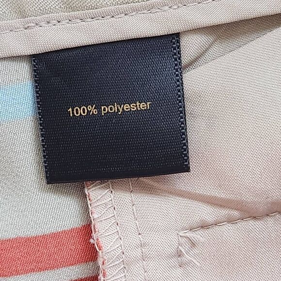 Outback Red Multi-Color Stripe Shorts Size 12 Colorful Striped Shorts - Picture 8 of 10